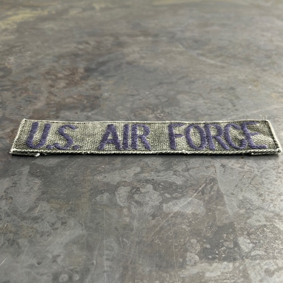 U.S. AIR FORCE embroidered tape patch - Vintage - Picture 7 of 10